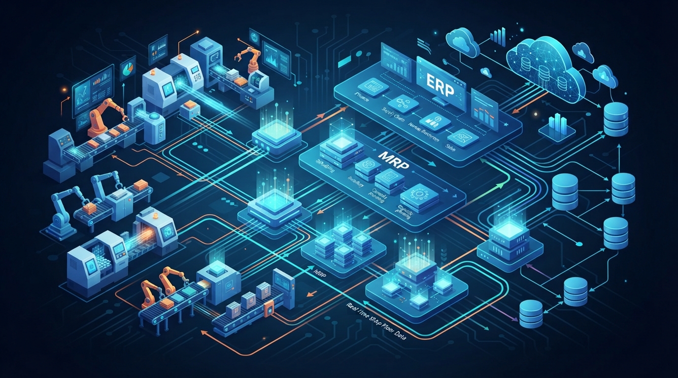 MRP and ERP Integration in Manufacturing Enterprises: Architectural Solutions