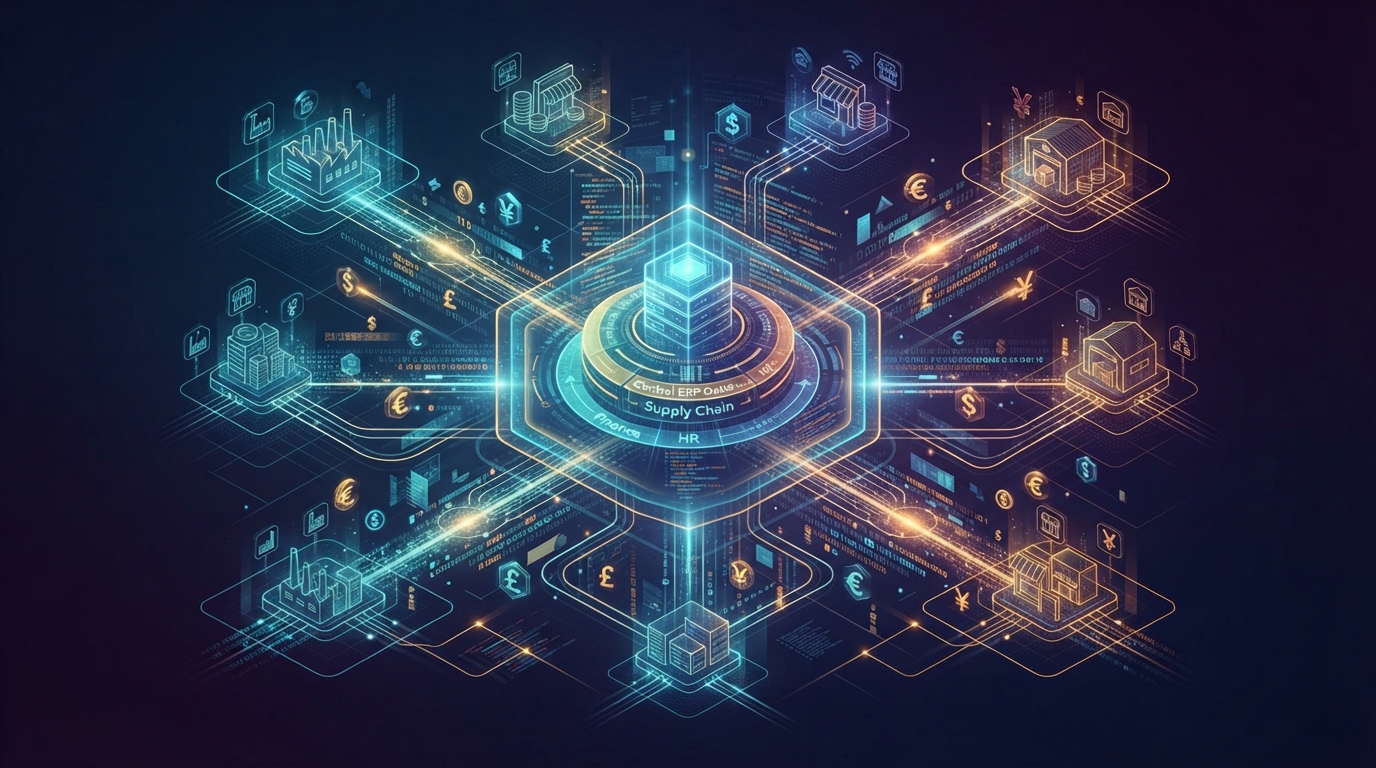 ERP Database Architecture in Multi-Branch and Multi-Currency Structures